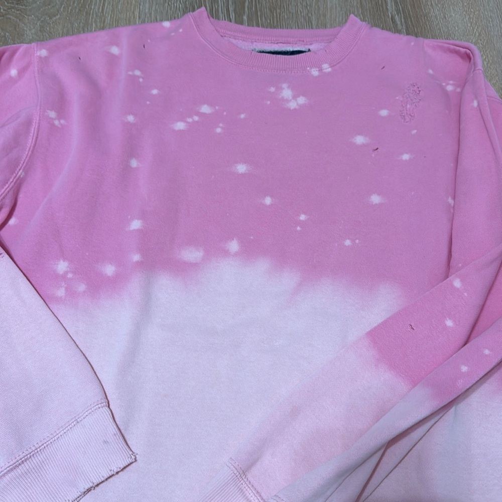 la detresse pink oversized sweatshirt 🩷 size medium